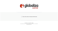 Desktop Screenshot of globaliza.com.br